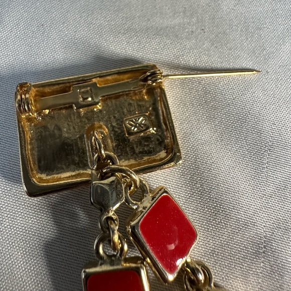 80’s Ernst Bek abstract charm dangle pin - Picture 5 of 7